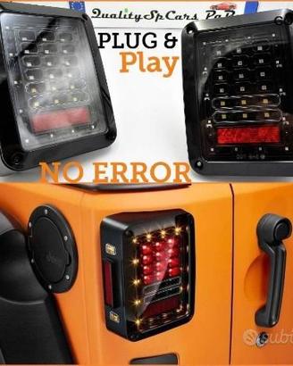 Coppia Fanali posteriori LED JEEP WRANGLER JK