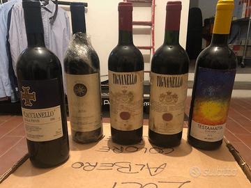 Vini da collezione:Poggio di Sotto, Sassicaia, Ti