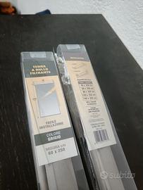 2 tende a rullo grigie 60 x 250