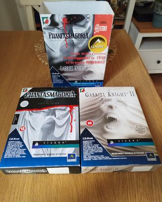 Phantasmagoria + Gabriel Knight 2 pc big box  ita