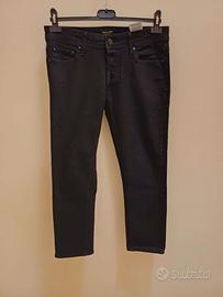 PANTALONE JACK&JONES NERO UOMO SLIM/GLENN TG 30/32