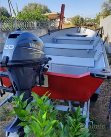 Barca QuickSilver 450 mt. + motore + carrello omol