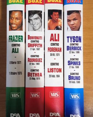 Vhs Boxe   - I Miti - Frazier-Tyson-Clay-Benvenuti