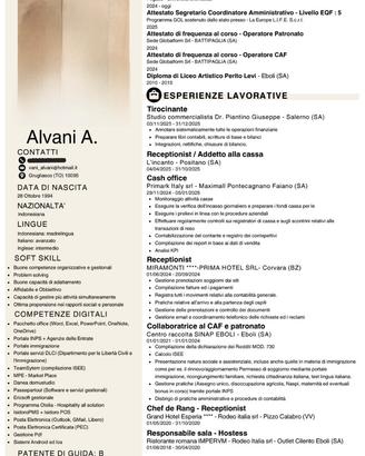 Amministrazione - operatore caf patronato