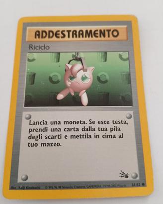 Carta Pokémon addestramento Riciclo