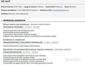 Assistente contabile o altro