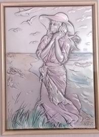 Quadro " Estate "  30x28cm.  Valente