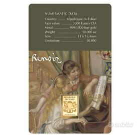 Dipinto di Pierre-Auguste Renoir - "Giovani ragazz