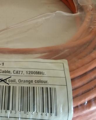 Cavo rete LAN Ethernet Cat7 50 metri NUOVO