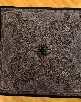 Scialle Maxi Carré Vintage 140x140 Christian Dior