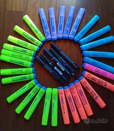 Evidenziatori e pennarelli