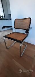 Sedie CESCA di MARCEL BREUER Gavina con braccioli