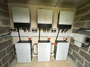 Kit 15kw fotovoltaico 8kw accumulo litio off grid