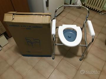 Sedia comoda Anziani WC bagno / doccia come nuova