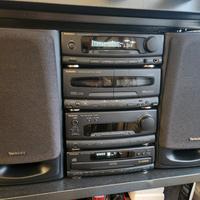 IMPIANTO STEREO HI-FI TECHNICS + 2 CASSE