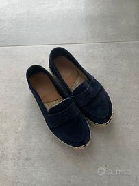 Scarpe espadrillas/mocassini blu tg.36