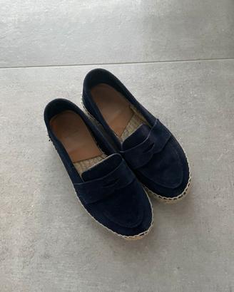 Scarpe espadrillas/mocassini blu tg.36
