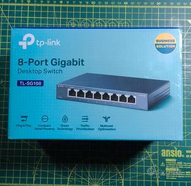 TP-Link TL-SG108 Gigabit 8 porte.