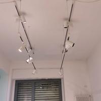 Illuminazione binari elettrificati+faretti -Milano