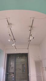 Illuminazione binari elettrificati+faretti -Milano