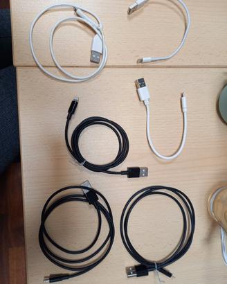 lotto 6 cavi per iphone