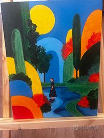 Quadro dipinto a mano – Paesaggio
