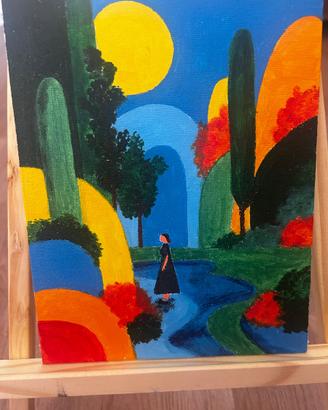 Quadro dipinto a mano – Paesaggio