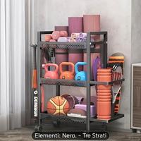 Rack palestra pesi attrezzi