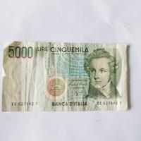 banconota da 5000 lire