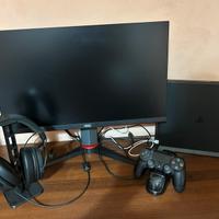 Play Station 4 Slim 1T con monitor AOC 24”