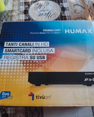TV SAT HUMAX 6400 COME NUOVO REGISTRA SU USB
