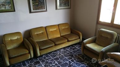 Divano letto 3 posti e 2 poltrone
