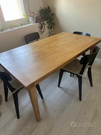 Tavolo da pranzo legno Maison du monde con difetto