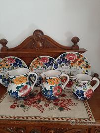 Servizio Credenza Vintage Ceramica Artigianale