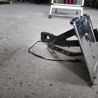 Portatarga laterale Zieger nero Honda Rebel 500