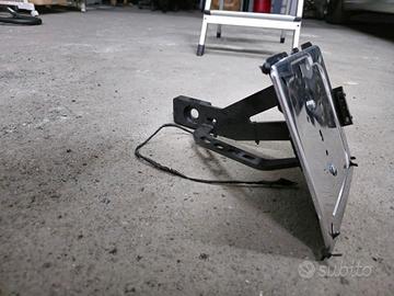 Portatarga laterale Zieger nero Honda Rebel 500