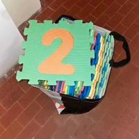 tappeti puzzle numeri e lettere Grande e piccoli 