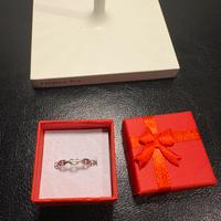 Anello lavorazione a catena 925