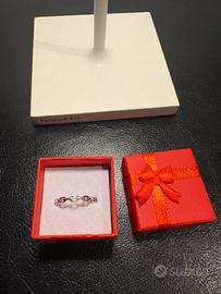 Anello lavorazione a catena 925