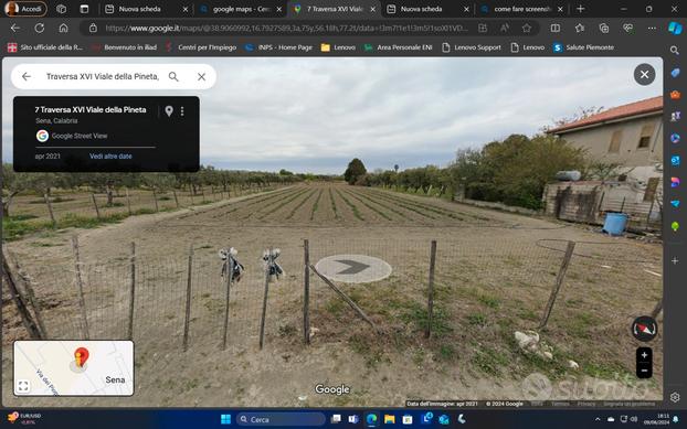 Terreno agricolo 500 metri dal mare