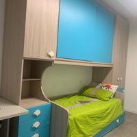 Cameretta completa con due letti