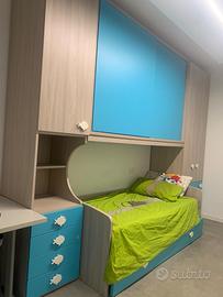 Cameretta completa con due letti