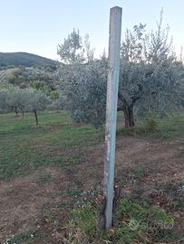 pali cemento vigna recinzione 
