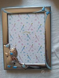 Cornice in argento bambino