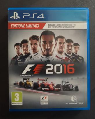 Gioco PS4 utilizzabile su ps5 formula uno 2016