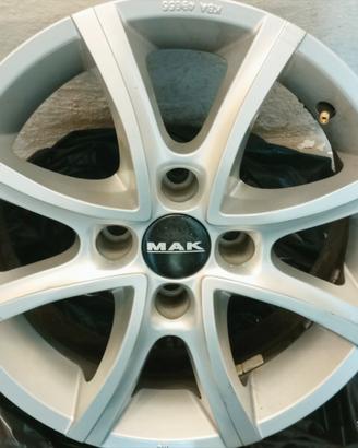 Ruota in lega MAK diametro 16"