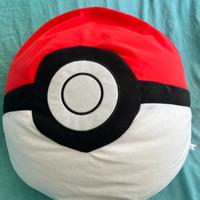 Cuscino sferico Pokeball diametro cm 34 circa