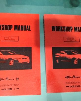 workshop n. 2 manuali assistenza tecnica alfa RZ