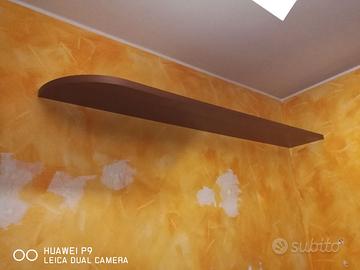 2 mensole in ciliegio soggiorno cucina 234 x 30 CM