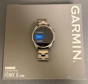 Garmin Fenix 8, 47 mm, Amoled Sapphire Titanium